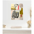 Sylvie Abstract 02 Framed Canvas by Emma Daisy