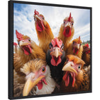 Funny Chicken Selfie by The Creative Bunch Studio