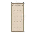 Pinboard Beige Botanical Block Print