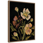 Sylvie Moody Floral 5 Framed Canvas by Annie Quigley