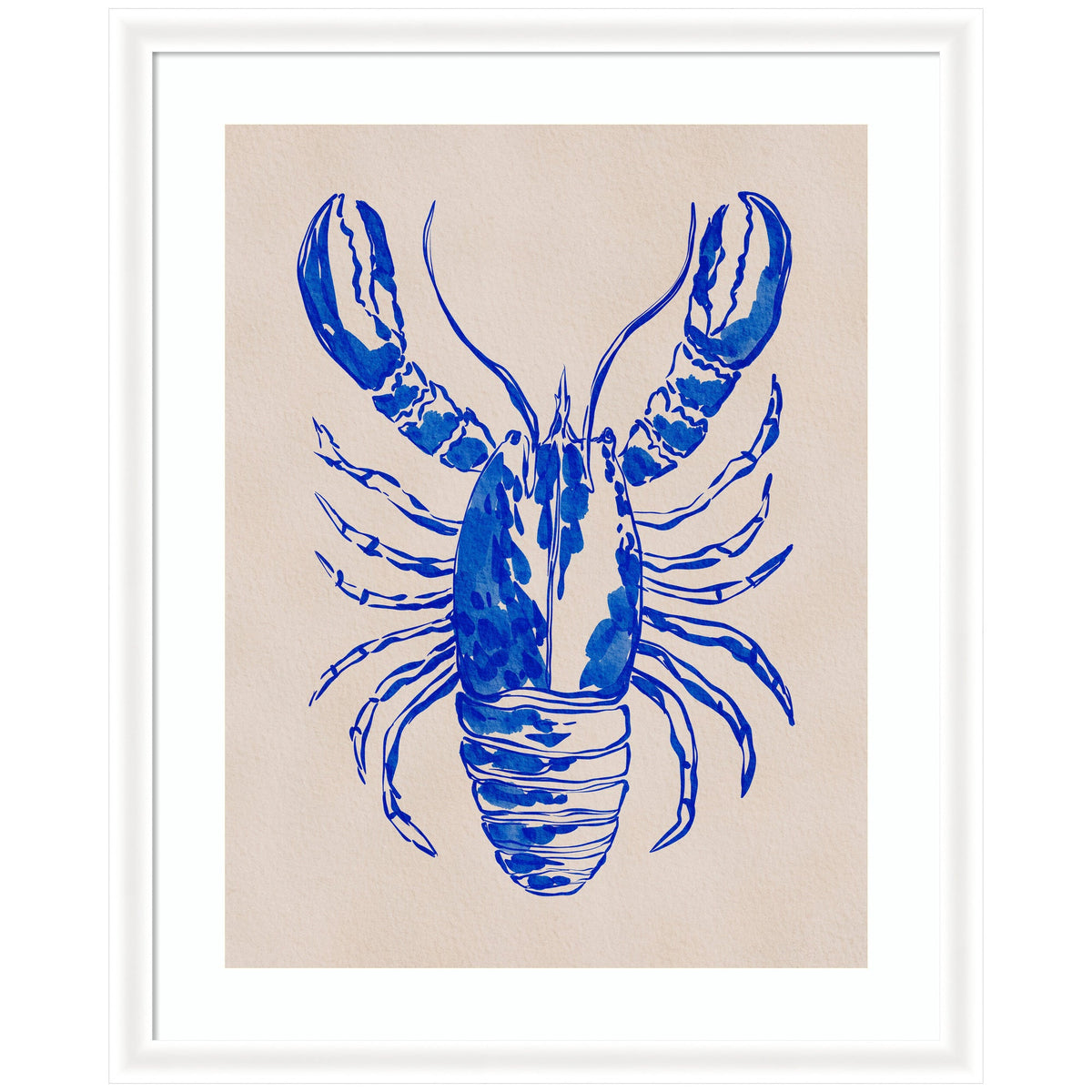 Framed Art Lobster by Nikita Jariwala