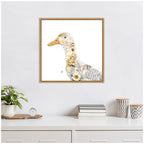 Duck No. 1 by Madeline Jeppesen Framed Canvas Wall Art Print