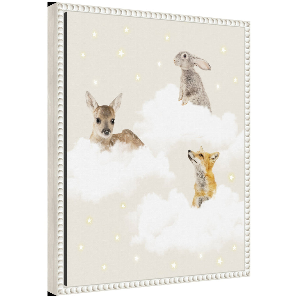 Sylvie Animal Clouds Framed Canvas by July Art Prints