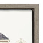Sylvie Townhouses Framed Canvas by Caroline Mint