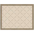 Pinboard Green Lattice Print