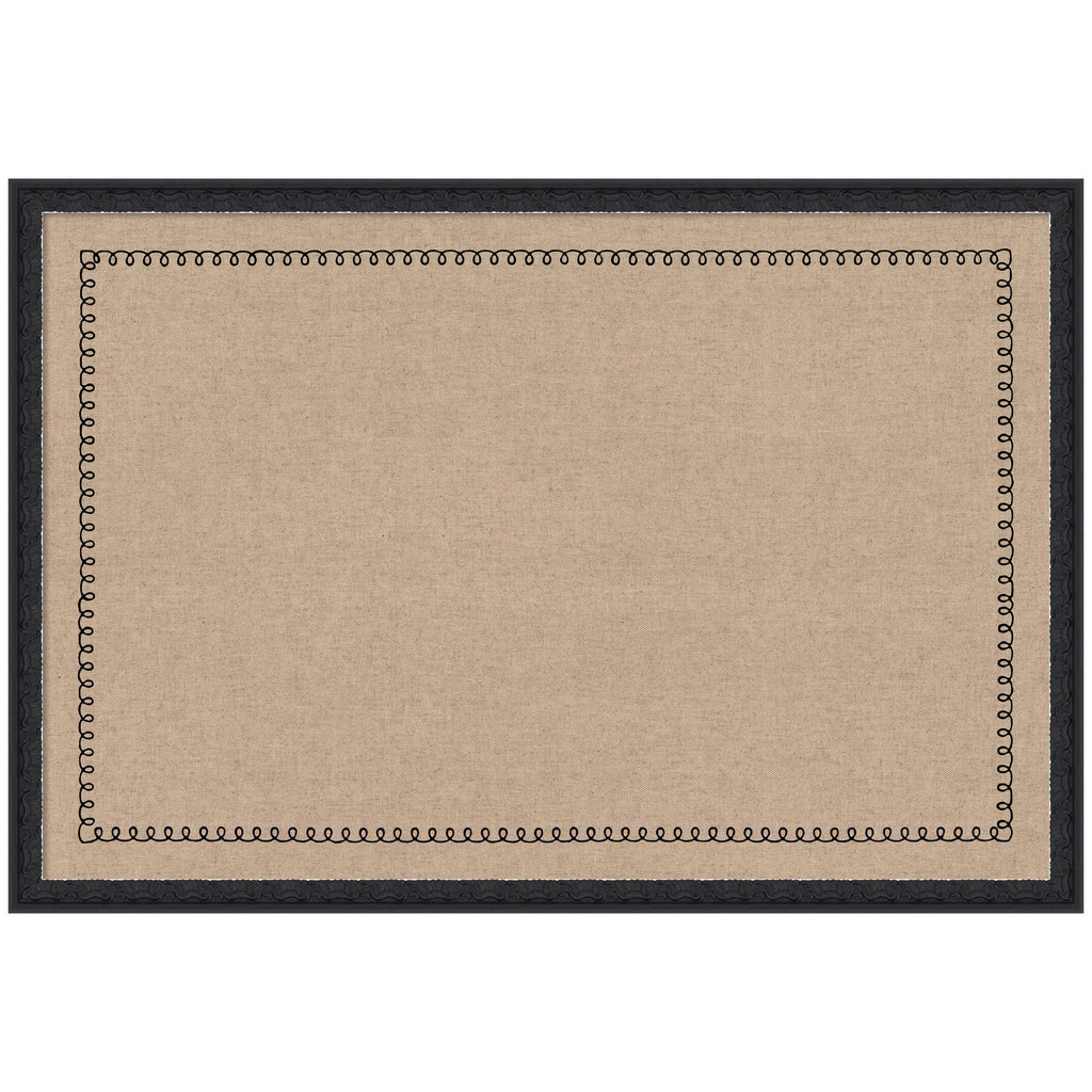 Pinboard Black Scallop Print