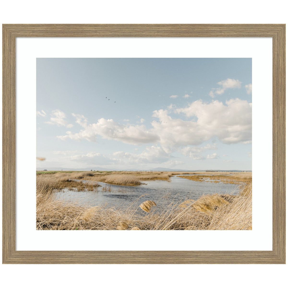 Framed Art Marshland by Crystal Lynn Collins
