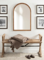 Hatherleigh Arch Wood Wall Mirror