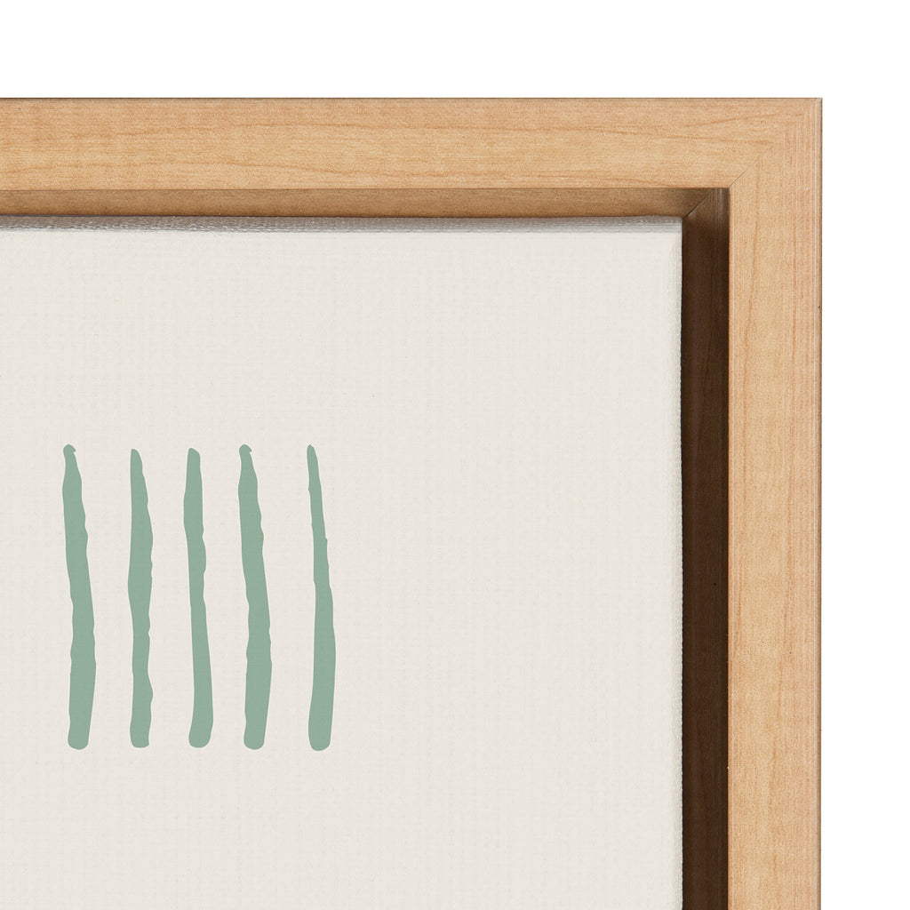 Sylvie Thinking of You Framed Canvas by Rachel Lee of My Dream Wall
