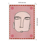 Sylvie Under The Sun 1 Framed Canvas by Shatha Al Dafai