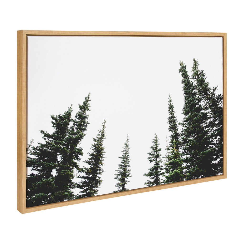 Sylvie Evergreens Framed Canvas by Patricia Hasz