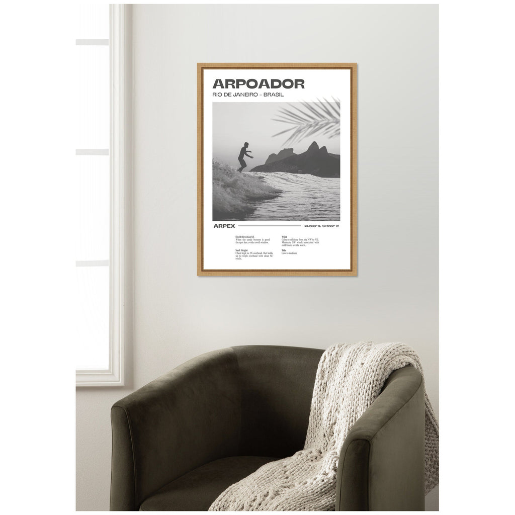 Rio de Janeiro by Honey Island Studio Framed Canvas Wall Art Print