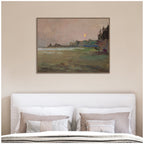 Moonlite Evening Mist 1910 Jan Ciaglinski by Nostalgia Prints Framed Canvas Wall Art Print