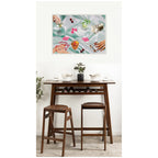 Poker Night Green by Honey Island Studio Framed Canvas Wall Art Print