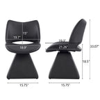 Modern Swivel Dining Chair With High Back