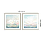 Heavenly Stillness 2 Piece Framed Wall Art Print Set by Julie Maida