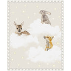 Sylvie Animal Clouds Framed Canvas by July Art Prints