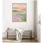 Sylvie Pastel Horizon II Framed Canvas by Amy Lighthall