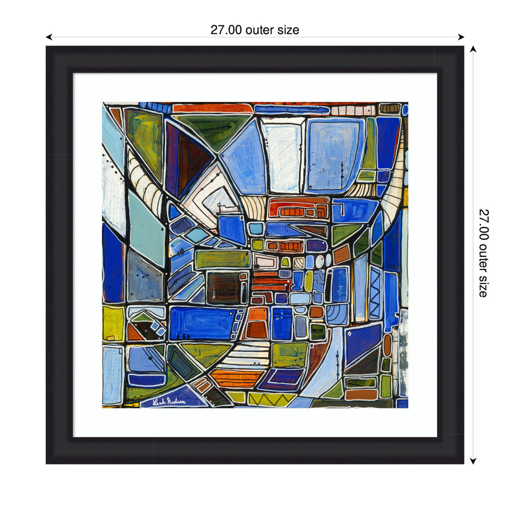Framed Art Retro Current by Leah Nadeau