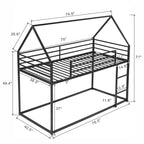 House Bunk Bed With Built In Ladder