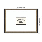 Dramatic Exit Entryway Sign by Lucky Guava Framed Wall Art Print