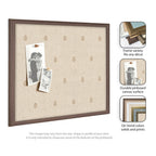 Pinboard Beige Botanical Block Print