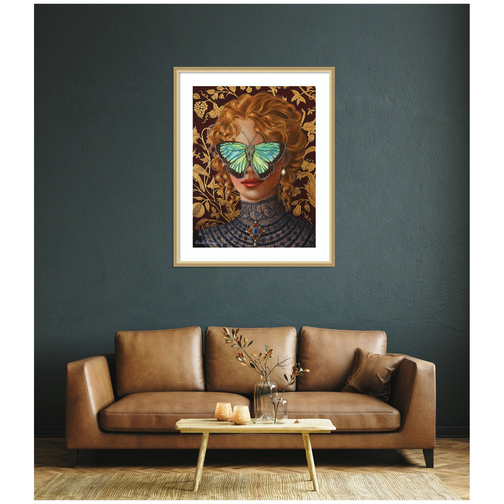 Cassandra by Charlotte Brindley Framed Wall Art Print