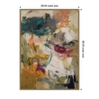 Painted Storm No. 1 by Amy Lighthall Framed Canvas Wall Art Print