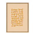 Sylvie Dream Framed Canvas by Alicia Schultz