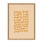 Sylvie Dream Framed Canvas by Alicia Schultz