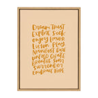Sylvie Dream Framed Canvas by Alicia Schultz