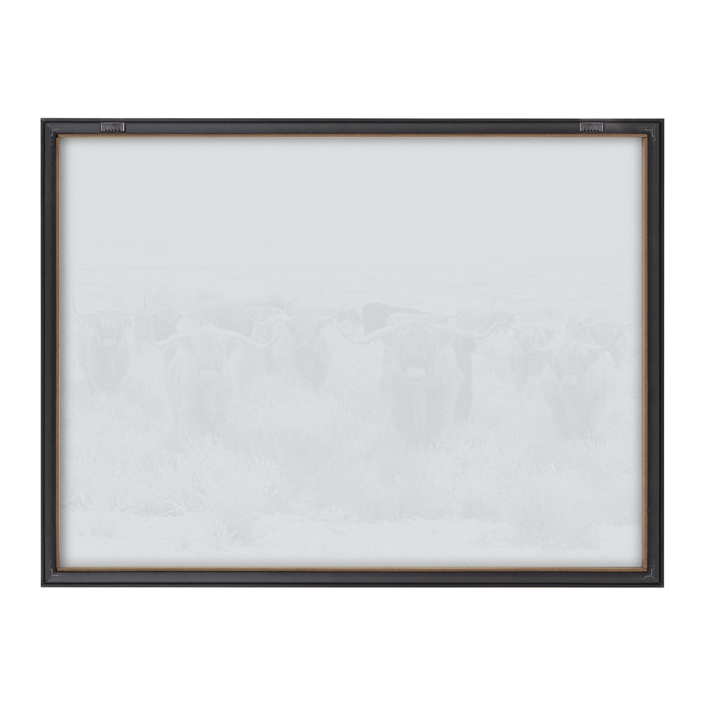 Blake Herd of Highland Cows Framed Printed Art by The Creative Bunch Studio