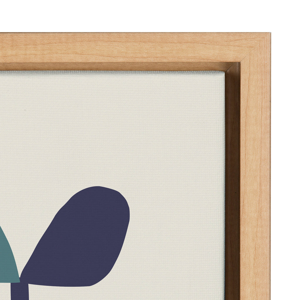 Sylvie Mid Century Succulents Framed Canvas by Rachel Lee of My Dream Wall