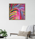 Sylvie Blank Framed Canvas 22x22