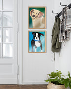 Blake Bixby Framed Printed Glass by Caleb Griswold