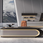 Echelon · Luxury L-Shaped Executive Desk