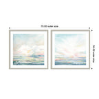 Heavenly Stillness 2 Piece Framed Wall Art Print Set by Julie Maida