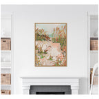 Sunrise Seascape by Annie Quigley Framed Canvas Wall Art Print