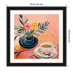 Framed Art Cozy Coffee by The Creative Bunch Studio