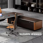 Kitley · Modern L-Shaped Executive Desk
