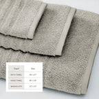 Luxury Combed Cotton Bath Towel Set - Karina Collection