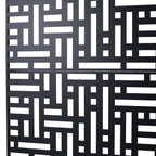 Decorative Freestanding Metal Privacy Screen For Indoor & Outdoor Use
