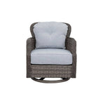 Tenaya 4-Piece Firepit Set with Swivel Rocking Chairs