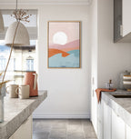 Sylvie Endless Summer Vertical Framed Canvas by Kate Aurelia Holloway