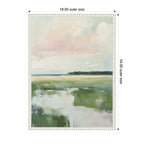 Sylvie Pastel Horizon I Framed Canvas by Amy Lighthall