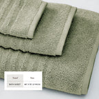 Luxury Combed Cotton Bath Towel Set - Karina Collection
