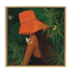 Sylvie Tell Me About Hope Framed Canvas by Mary Joak