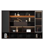 Fulton · Office Shelves w/ Integrated Lighting & Closet Storage