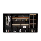 Fulton · Office Shelves w/ Integrated Lighting & Closet Storage