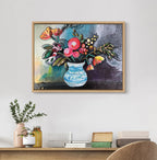 Sylvie Whimsy Still Life Framed Canvas by Sara Annapolen